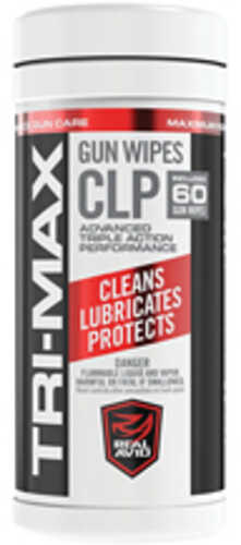 Real Avid TRI-MAX CLP Cleaner and Lubricant 60ct of Wipes AVCLPW-C60