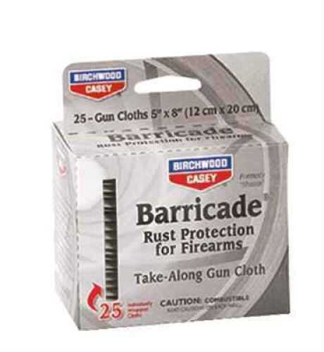 Birchwood Casey Barricade Gun Wipes 25/Pk-img-0