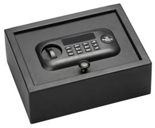 Bulldog Cases Pistol Vault 12"X9"X4" Digital Lock Standard Top Open Drawer Safe Black BD1030