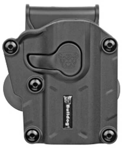 Bulldog Cases Max Multi-Fit Polymer Holster w/ Paddle Right Hand Black MX-001