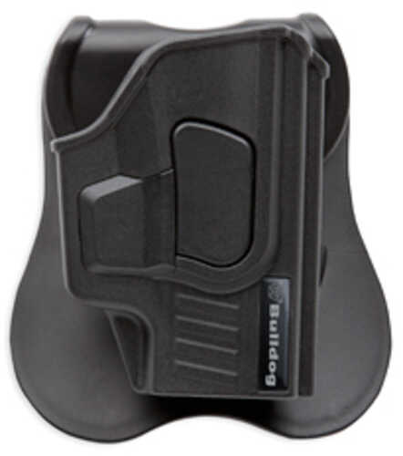 Bulldog Cases Rapid Release Holster Fits Ruger Max 9 Polymer Matte Finish Black Right Hand RR-RMAX9