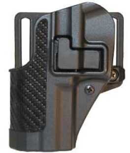 Blackhawk CQC Serpa Belt Holster Left Hand Carbon Fiber for Glock 17/22/31 Loop And Paddle 41000