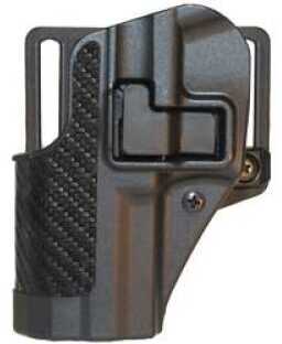 BLACKHAWK! CQC SERPA Holster With Belt and Paddle Attachment Fits HK P30 Left Hand Carbon Fiber 410017BK-L