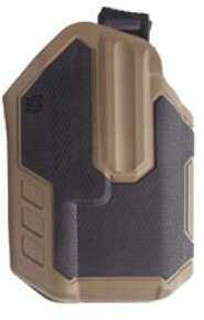 BLACKHAWK! Omnivore Nonlight Multi-Fit Holster Belt Left Hand Black/Tan Fits More Than 150 Styles of Se