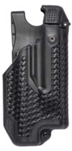 BLACKHAWK Epoch Level 3 Light Bearing Duty Holster Fits Glock 17/22/31 with Tac-Light Right Hand Matte Finish 44E0