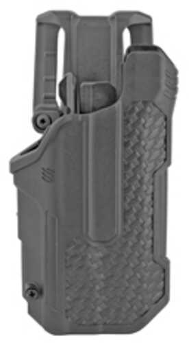 BLACKHAWK T-Series L2D Duty Holster Right Hand Fits Sig P320/250 With TLR1/TLR2 Includes Jacket Slot Belt Loop Bas