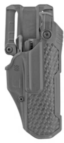 BLACKHAWK T-Series L3D Duty Holster Right Hand Fits Sig P320/P250/M17/M18 Includes Jacket Slot Belt Loop Basketwea