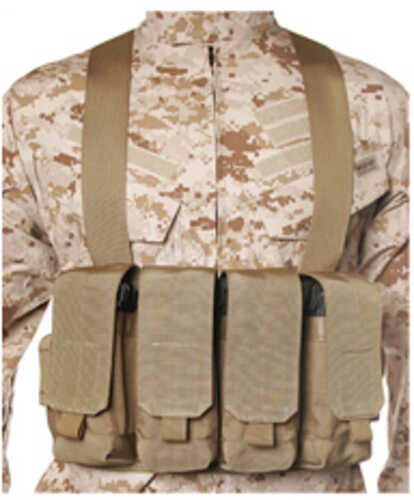 BLACKHAWK Chest Magazine Pouches 4 AK47 and Pistol Coyote Tan 55CP04CT