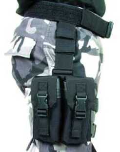 BLACKHAWK! Omega Elite Enhanced M16 Drop Leg Holds 4 M16/M4 Magazines 561602BK