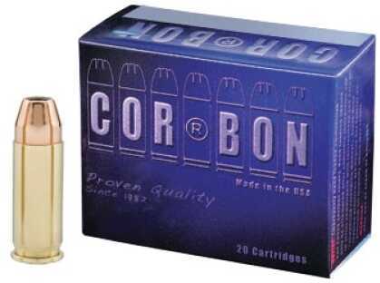 38 Super Automatic 115 Grain Hollow Point 20 Rounds Corbon Ammunition