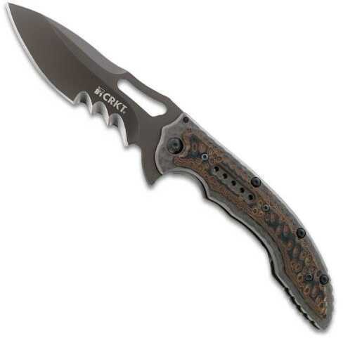 CRKT Fossil ComboEdge Folding Knife