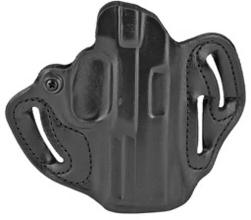 DeSantis Gunhide 002 Speed Scabbard Belt Holster Fits FN509 Right Hand Black Leather 002BA1JZ0