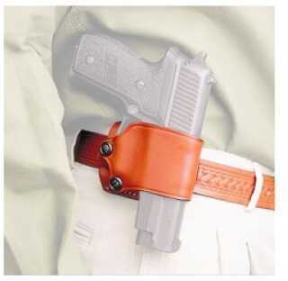 Desantis 029 Yaqui Paddle Belt Holster Left Hand Tan Double Stack Auto Leather 029TBDAZ0