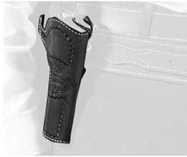 Desantis 081 Doc Holiday Holster Right Hand Black SAA 3 1/2" Lined 081Bc53Z0