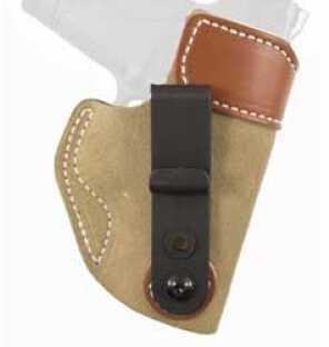 Desantis Sof-Tuck Inside The Pant Holster Fits S&W Shield (9mm 40 S&W and 45 ACP ) Left Hand Tan Leather 106NBI4Z0