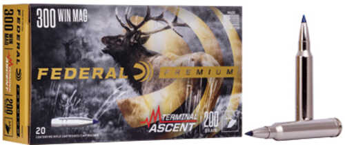 Federal Premium 300 Winchester Magnum 200 Grain Terminal Ascent 20 Round Box P300WTA1