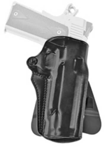 Galco Sm2-800B Speed Master 2.0 OWB Black Leather Paddle Fits CZ P-10M/Glock 43/43X Right Hand