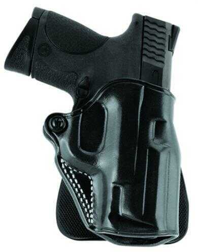 Galco Speed Paddle Holster Fits Ruger LCR Right Hand Black Leather SPD300B