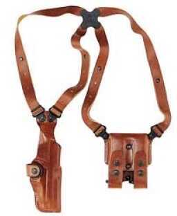 Galco Vertical Shoulder Holster System Ambidextrous Tan 4.49" for Glock 1719 Vhs224