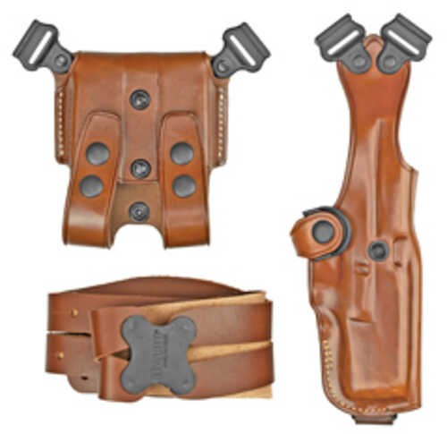 Galco VHS 4.0 Shoulder Holster Ambidextrous Tan Fits Glock 17 VHS4-224