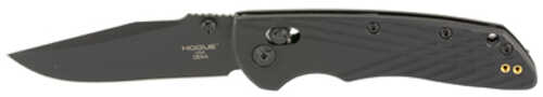 Hogue Deka Folding Knife CPM MagnaCut Cerakote Finish Black Plain Clip Point Edge 3.25" Blade Black Polyamide Nylon 12 G