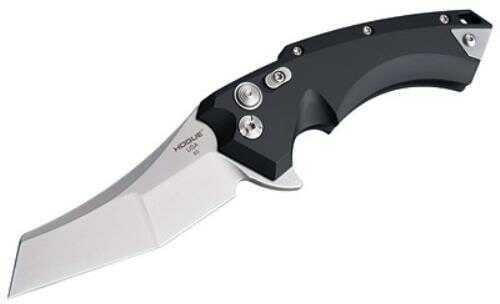 Hogue Grips X5 Folding Knife CPM154 / Tumbled Plain Folder Wharncliffe 4 Aluminum / Black 34540