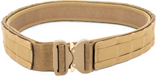 Haley Strategic Partners D3 Belt 1" Molle Mounting Cobra Buckle Enclosure Medium 2" Nylon Webbing Construction Coyote Br