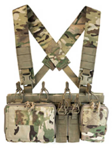 Haley Strategic Partners D3cr-h Chest Rig Supports .308 Platforms Nylon Construction Multicam Includes (4) Rifle Magazin