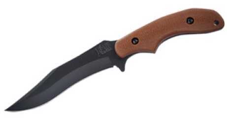 KABAR Johnson Adventure Baconmaker Fixed Blade Knife 1095 Cro-Van/Black Plain Sticker Codura Sheath 7.125" Adventuregrip