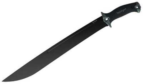 Kershaw Machete Fixed Blade Knife Carbon/Powdercoat Plain Sheath 18" Rubber Box 1074