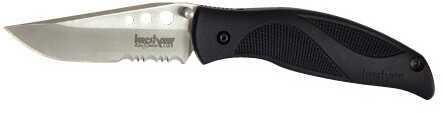 Kershaw Whirlwind Folding Knife/Assisted 14C28N/Satin Combo Clip Point Thumb Stud/Pocket 3.25" Black Nylon Box 1560