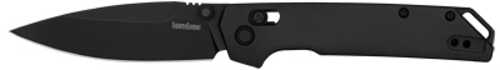 Kershaw Iridium 3.4" Folding Knife Spear Point Plain Edge 6061-T6 Aluminum Handle D2 Steel PVD Coated Anodized Finish Bl