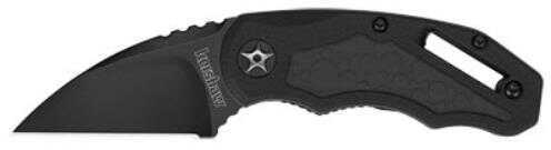 Kershaw DECOY Folding Knife 3Cr13 black-oxide Plain Wharncliffe Flipper Liner Lock Multifunction Tools 2.5" Glass Filled