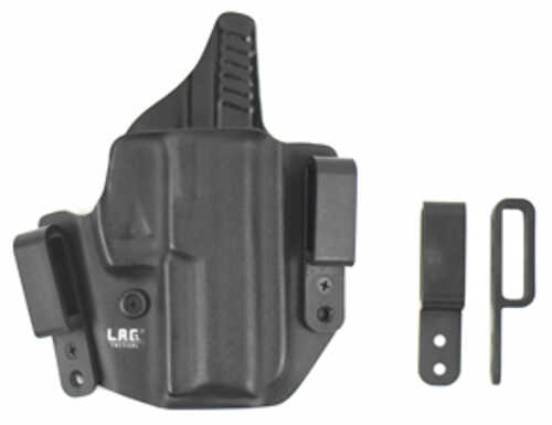 L.A.G. Tactical Inc. Defender Inside Waistband Holster Fits Taurus GX4 Kydex Matte Finish Black Right Hand