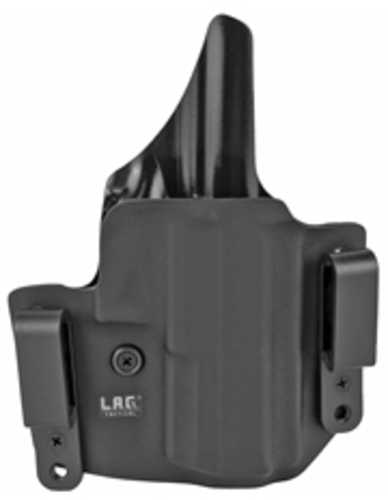 L.A.G. Tactical Inc. Defender Series OWB/IWB Holster Fits IWI Masada Kydex Right Hand Black Finish 19008