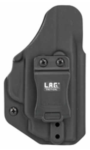 L.A.G. Tactical Inc. Liberator MK II Holster Ambidextrous Fits S&W M&P Shield M2.0 w/CTC Laser Kydex Black Finish 70301