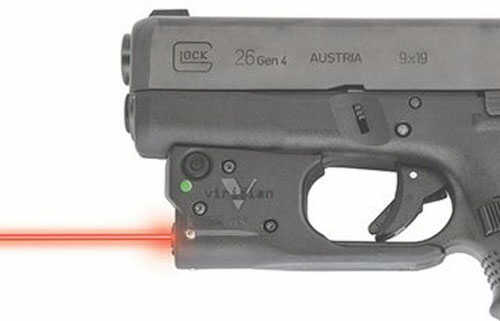 Viridian Green Laser Red Reactor 5 for Glock 26 27 Black Includes Ecr Hybrid Belt Holster R5-r-g2627