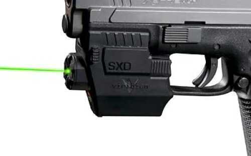 Viridian Green Laser Springfield XD Black Not Sub-Compact Kydex Holster SXD