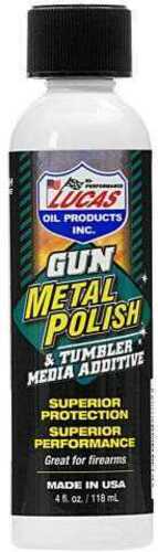 LUCAS Liquid 4oz Gun Metal Polish & Tumbler Media Additive 10878