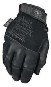 Mechanix Wear Tactical Specialty Recon Gloves Touchscreen Capable Covert Black Leather Medium TSRE-55-009