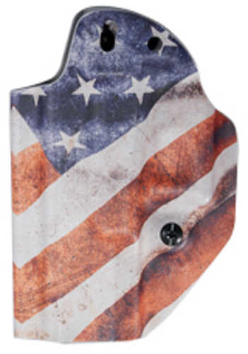 Mission First Tactical Inside Waistband Holster Ambidextrous American Flag Fits Glock 19/23 Kydex Includes 1.5" Belt Att