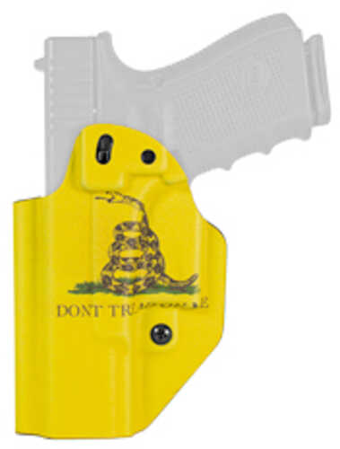 Mission First Tactical Inside Waistband Holster Ambidextrous Gadsen Flag Fits Glock 19/23 Kydex Includes 1.5" Belt Attac