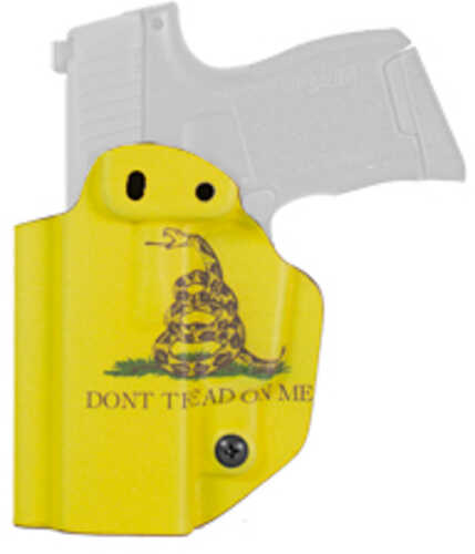 Mission First Tactical Inside Waistband Holster Ambidextrous Gadsen Flag Fits Sig Sauer P365 Kydex Includes 1.5" Belt At