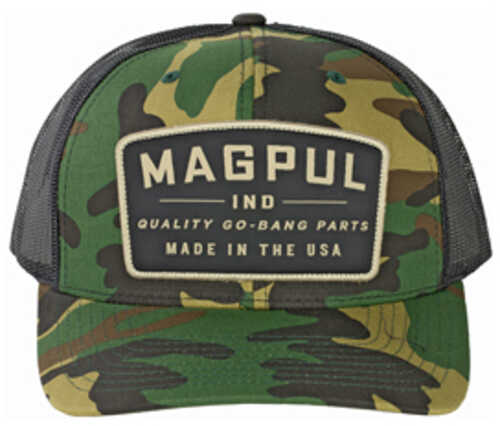 Magpul Industries Go Bang Trucker Hat Woodland Camo One Size Fits Most  