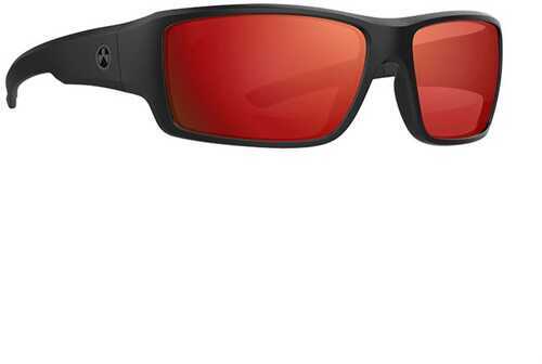 Magpul Industries Ascent Eyewear Polarized Black Frame Gray Lens Red Mirror MAG1132-1-001-1140