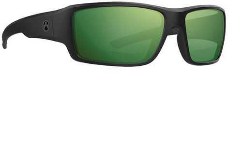 Magpul Industries Ascent Eyewear Polarized Black Frame Violet Lens Green Mirror MAG1132-1-001-4050