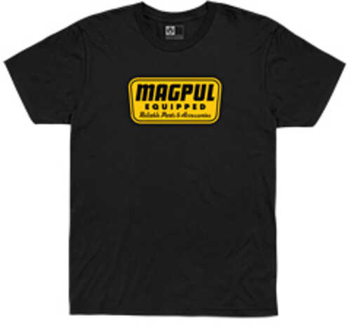 Magpul Equipped T-Shirt Black Short Sleeve 2XL