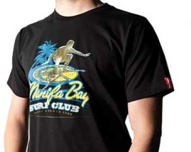 Magpul Industries Apparel Medium Black Fitted T-Shirt Manifa Bay Surf Club Mag610-Blk-M