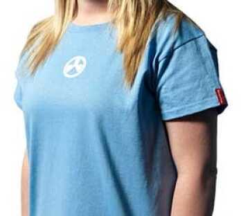 Magpul Industries Apparel Large Light Blue Branded Center Lockup Fitted T-Shirt Mag623-BLU-L