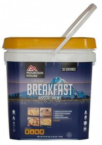 Mountain House Pouches, Just in Case Breakfast Assortment Bucket, 30 servings 16 0080604-1